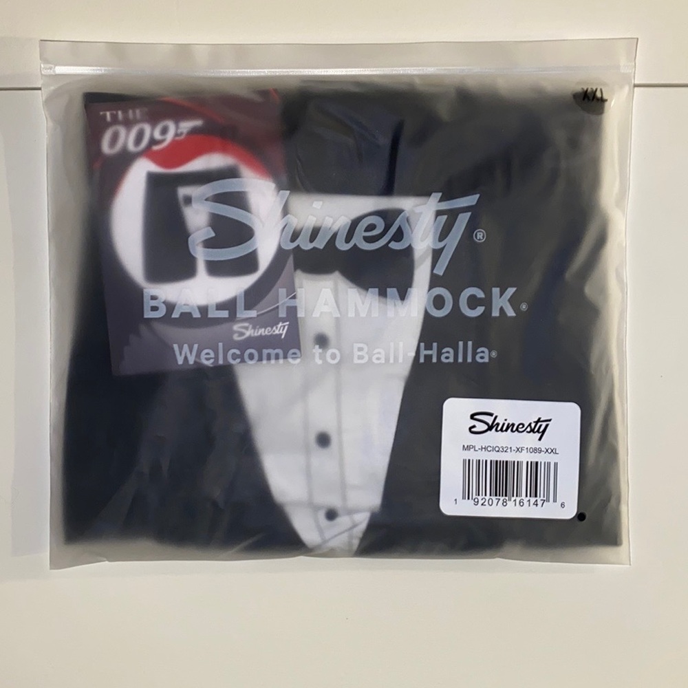 Shinesty Black Tuxedo Ball Hammock® Boxer Brief